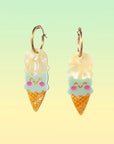 Ice cream earrings