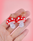 Mushroom earrings