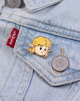 TotK Link & Zelda chibi enamel Pins