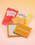 Petit beurre biscuit pocket mirror