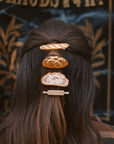 Sourdough barrette clip