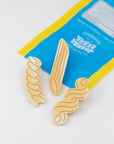 Pasta Alligator hair clip set - Penne, Fusilli, Cavatappi