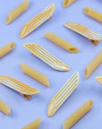 Pasta Alligator hair clip set - Penne, Fusilli, Cavatappi