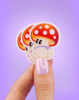 Cheeky shroom STICKER
