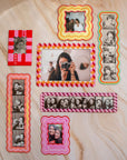 Sunrise Bubble 8,6cm x 7,1cm Instax square Magnetic photo frame