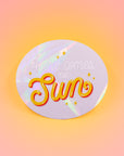 Here comes the sun Suncatcher Decal