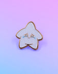 SAD GLITTER STAR PIN