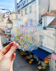 Moon child Suncatcher Decal