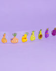 Fruit & Veggie butts clear Washi tape