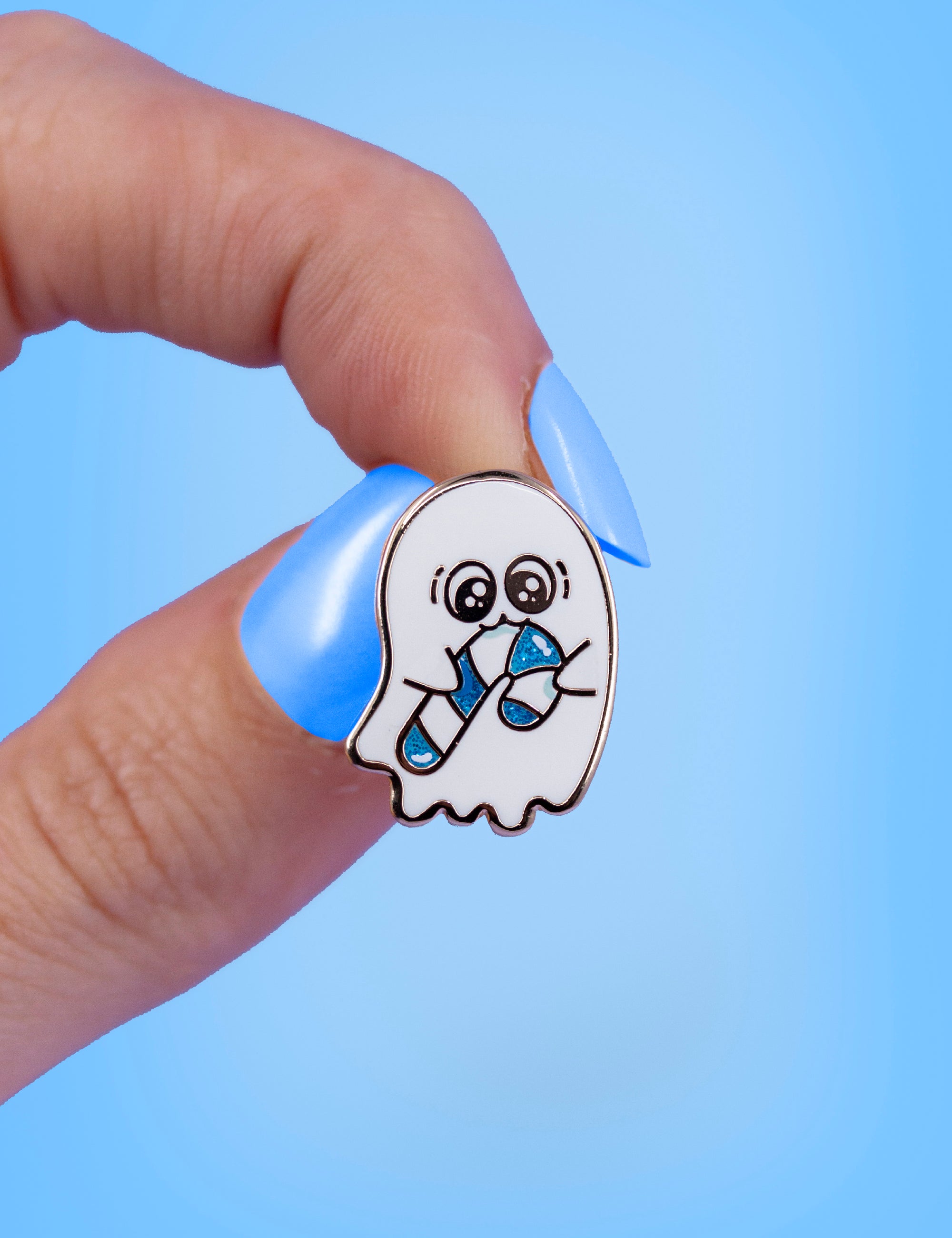 ✧ Ghost &amp; his Candy Cane pin ✧