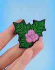 Holly Hand made Brooch