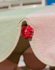 Takoyaki red octopus small hair clip