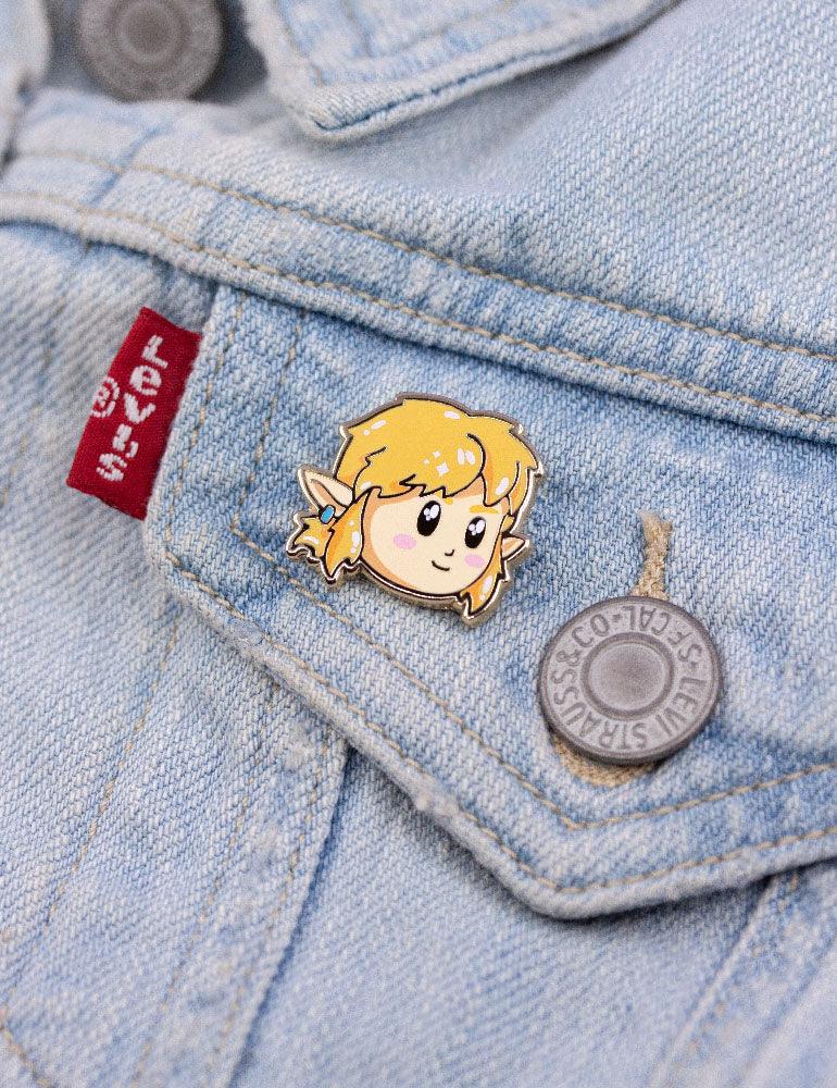 TotK Link et Zelda chibi Pins émaillés