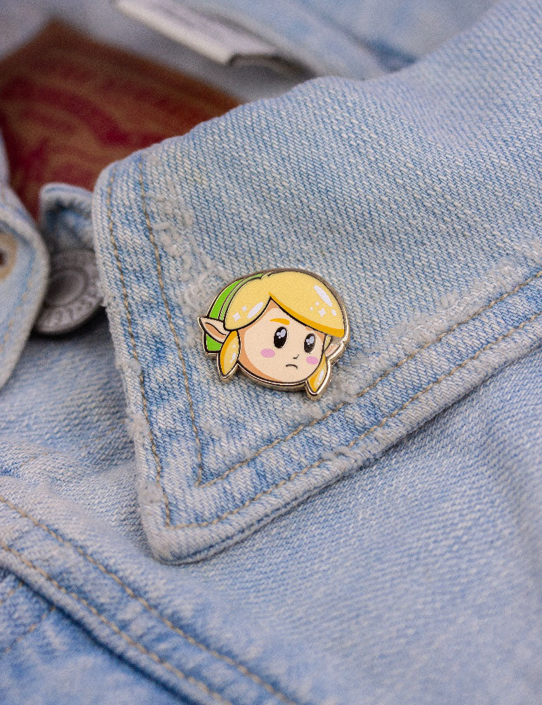 Link&#39;s awakening chibi enamel Pins