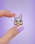 Bunny hood enamel Pin