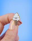 Kawaii baby ice cream Pin