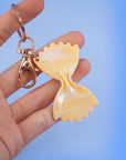 Ravioli pasta keychain