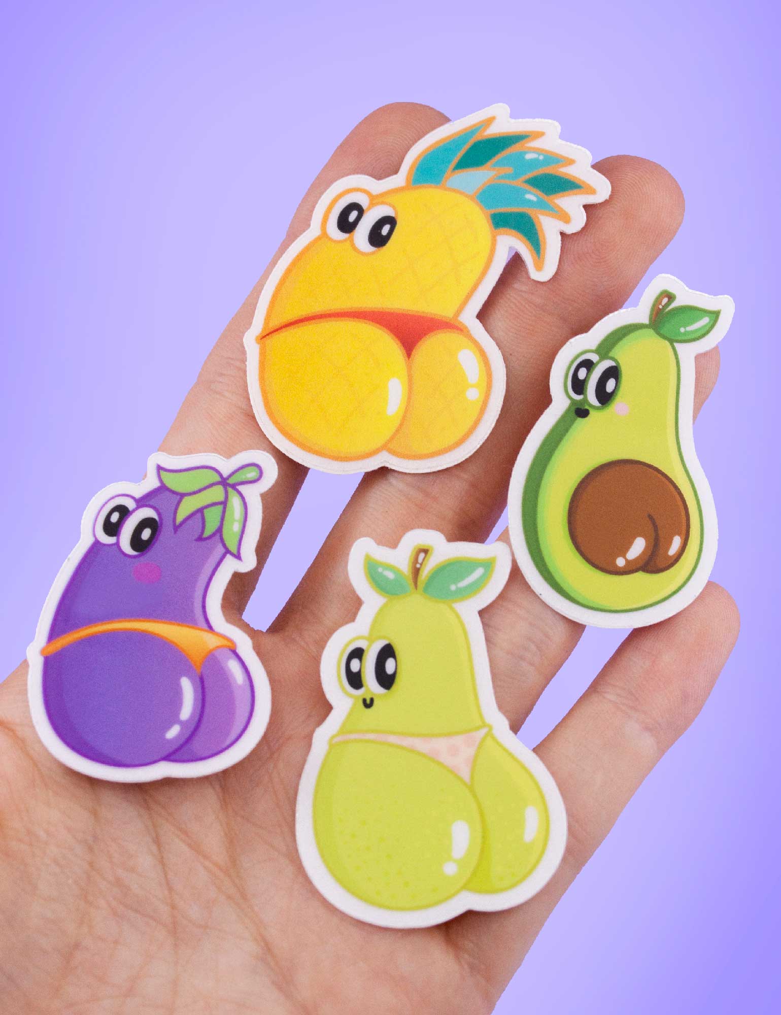 Pear buns STICKER