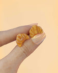 Mini Croissant Stud earrings