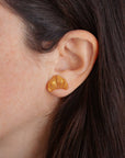 Mini Croissant Stud earrings