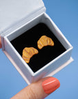 Mini Croissant Stud earrings