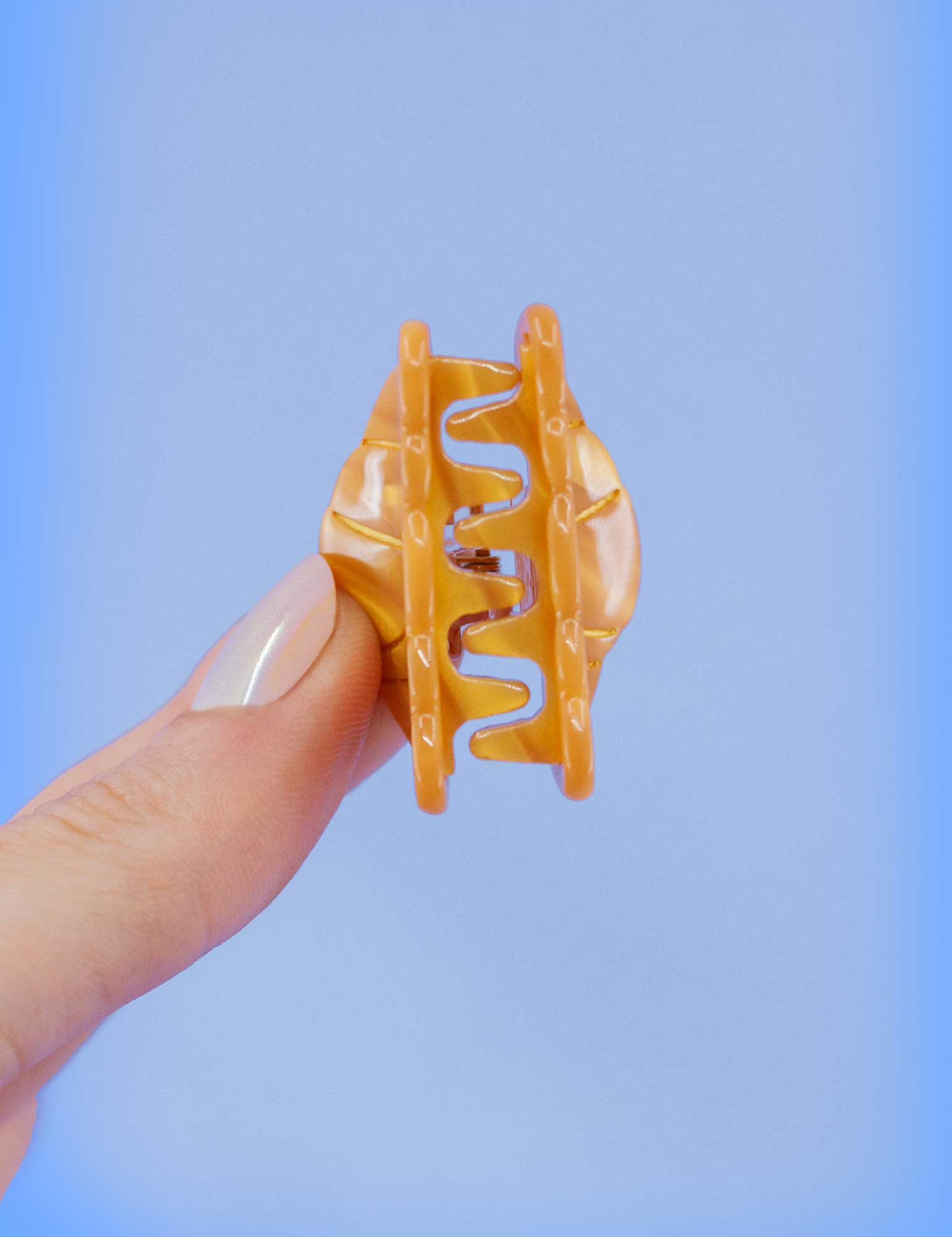 Mini Croissant Hair clip