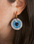 KEM GÖZ Evil Eye earrings