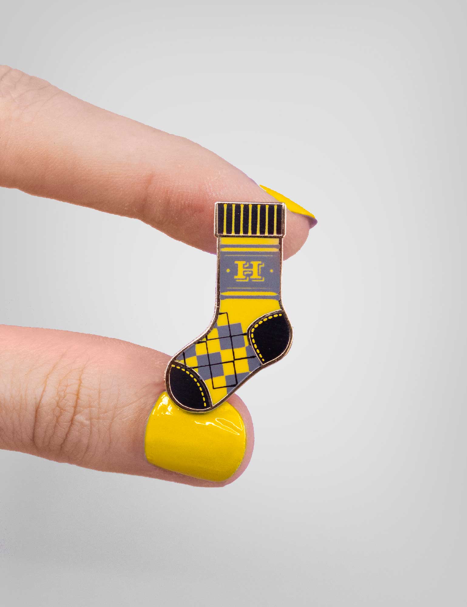 House sock enamel pin