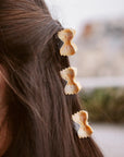 Farfalle pasta mini hair claw clip