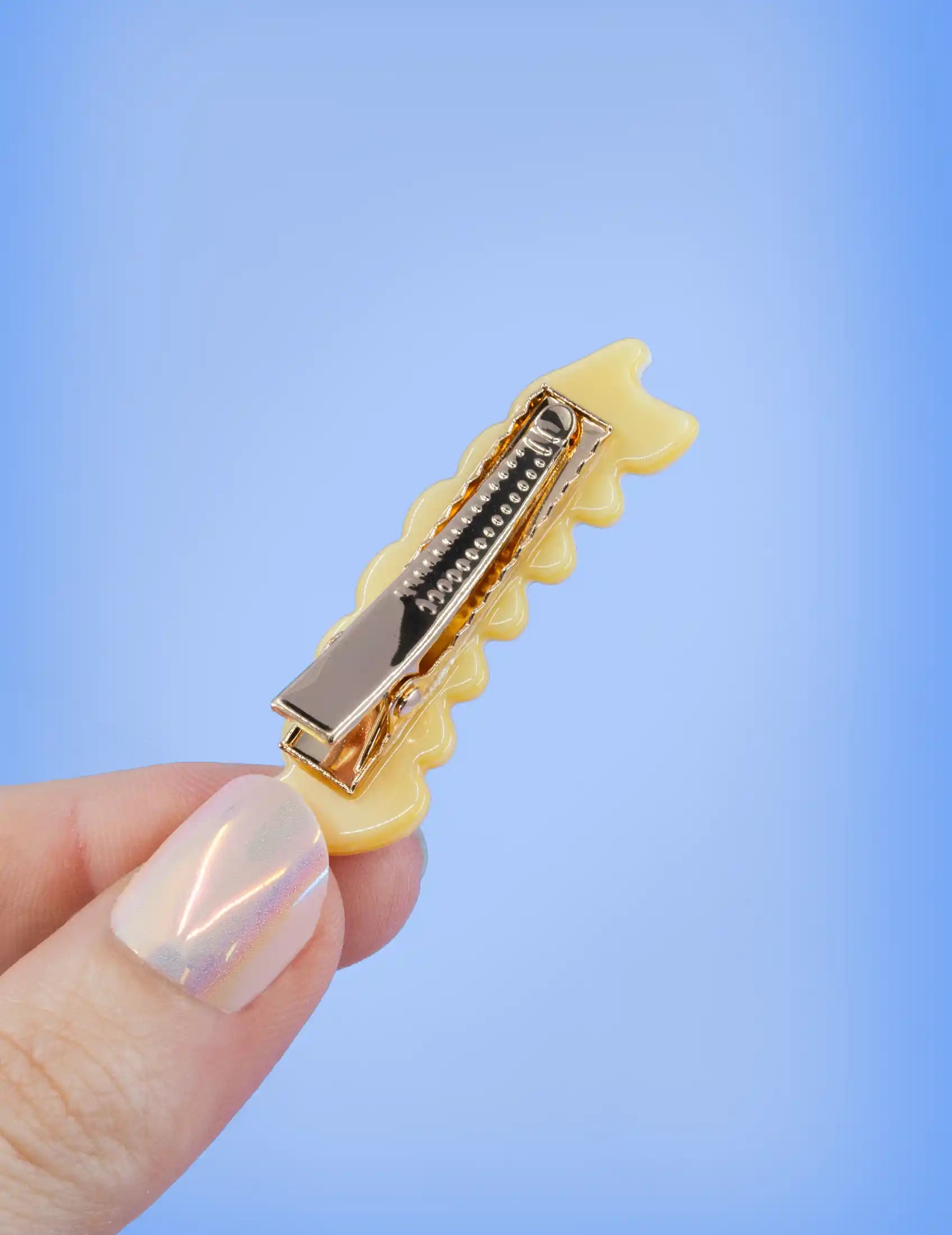 Pasta Alligator hair clip set - Penne, Fusilli, Cavatappi