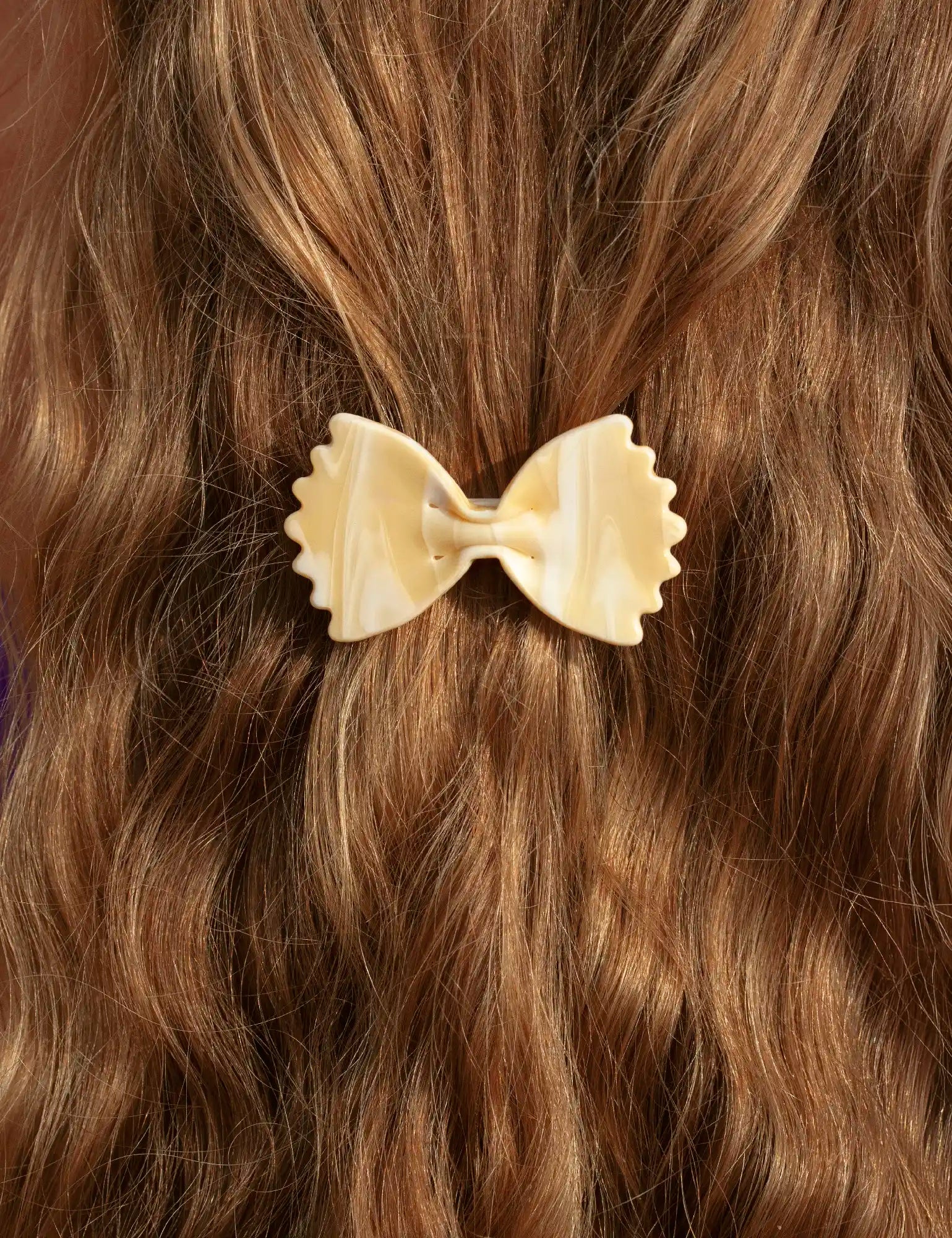 Farfalle bow tie pasta Alligator hair clip