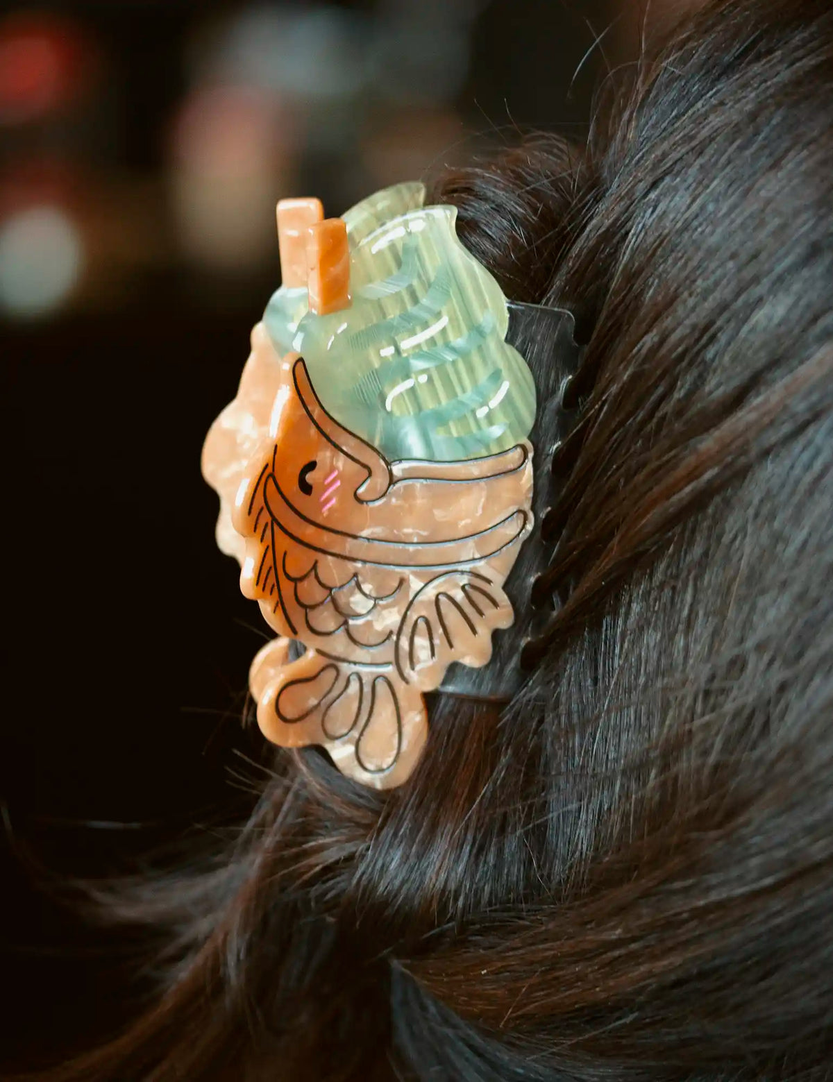 Taiyaki hair claw