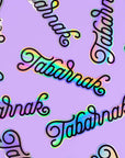 Tabarnak! holographic STICKER