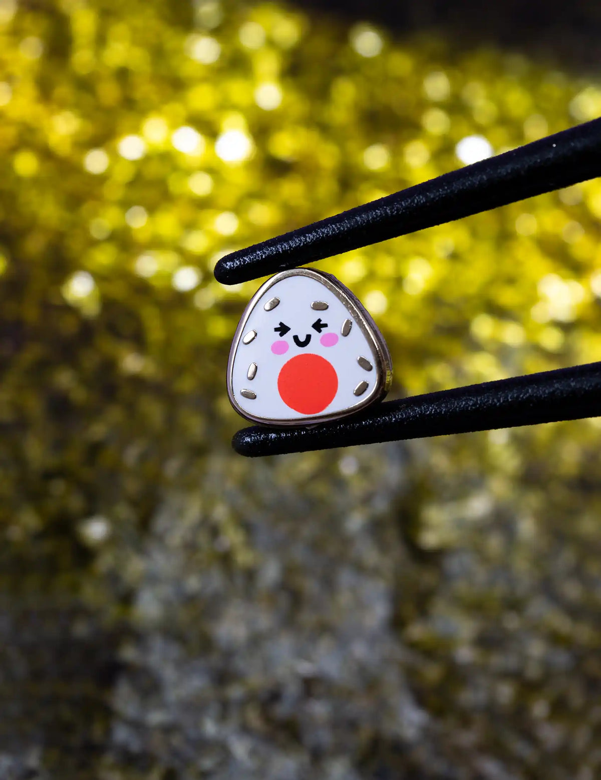 Onigiri enamel pin