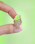 Taiyaki fish ice cream enamel pin