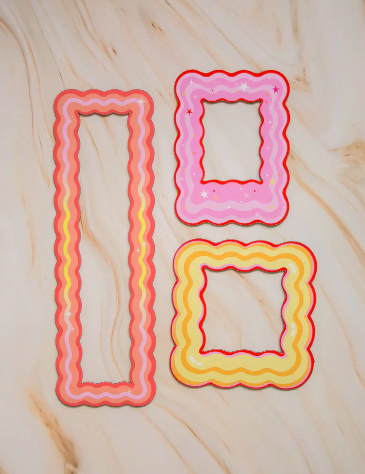 Wavy bubbles Magnetic frame set