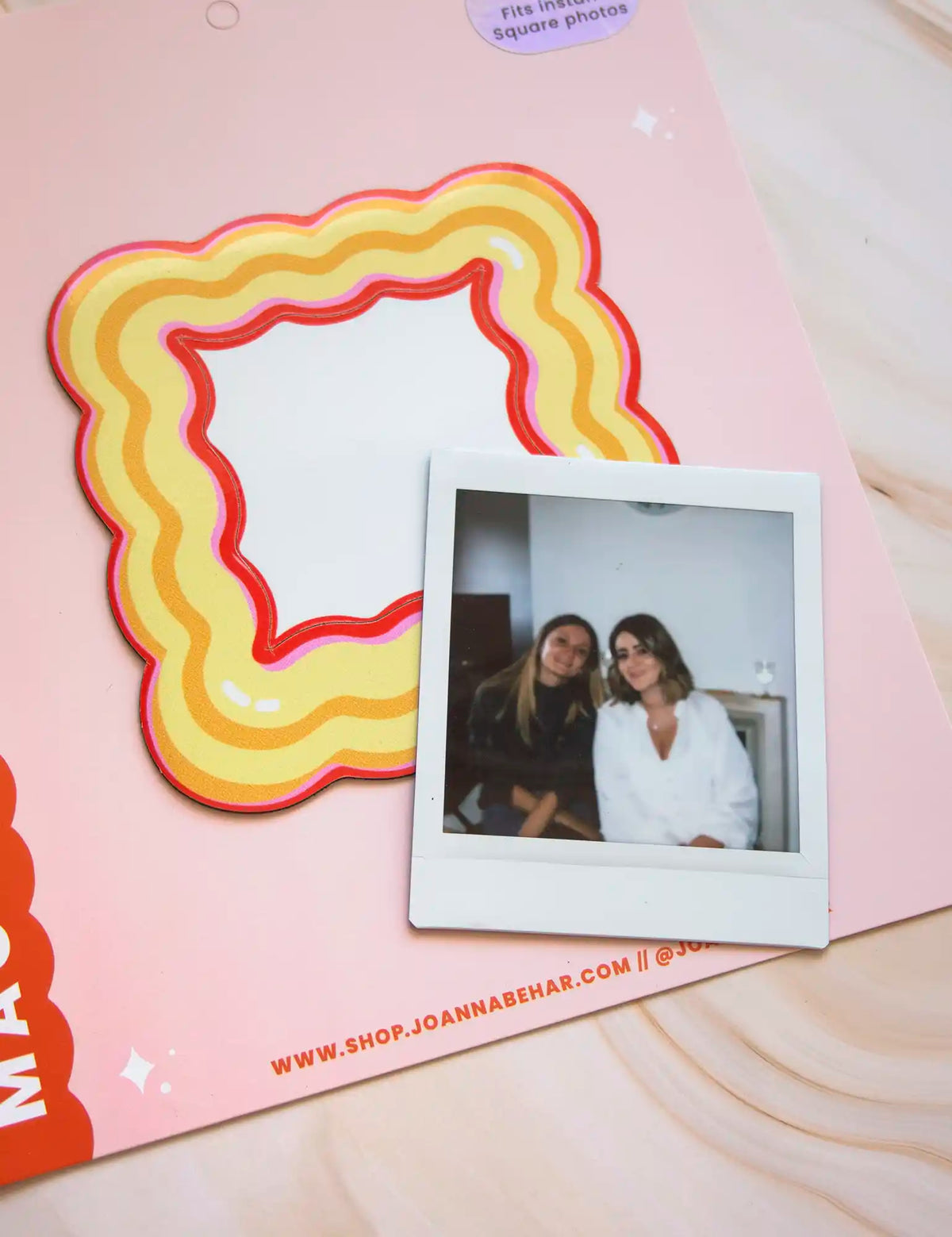 Sunrise Bubble 8,6cm x 7,1cm Instax square Magnetic photo frame