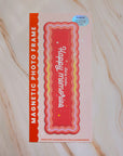 Wavy bubbles Magnetic frame set