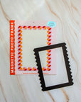 Spritz arlequin 10cm x 15cm Magnetic photo frame