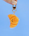 Croissant Acrylic keychain