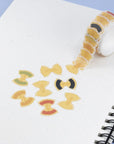Farfalle pasta Washi tape stickers