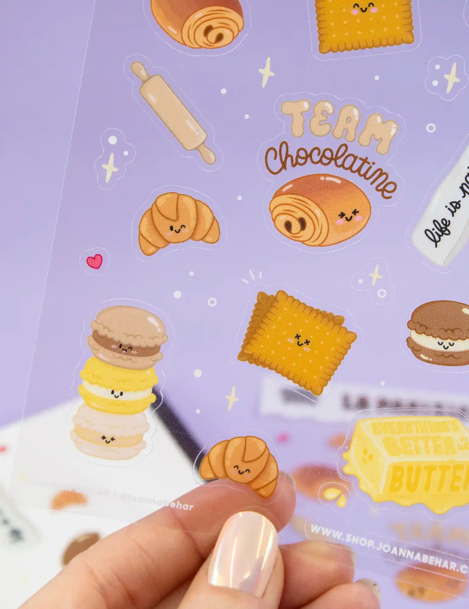 La parisienne clear Sticker sheet