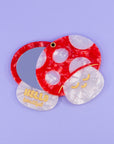Mushroom pocket mirror