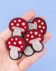 Mushroom Hand made Brooch