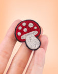 Mushroom Hand made Brooch