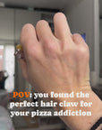 Pizza lover Hair claw