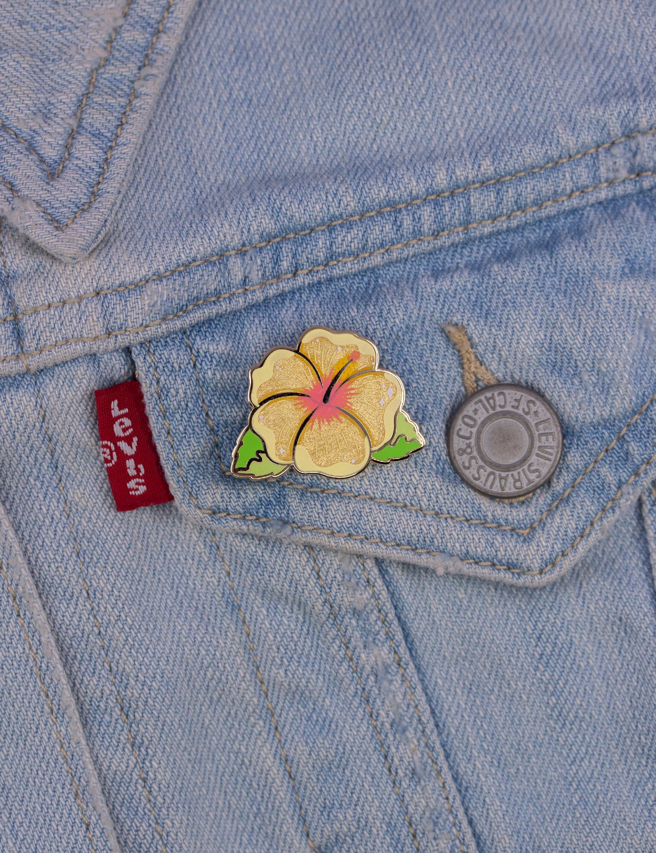 ❤ Help Maui Hibiscus Pin ❤