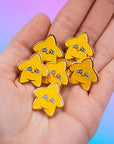 SAD GLITTER STAR PIN
