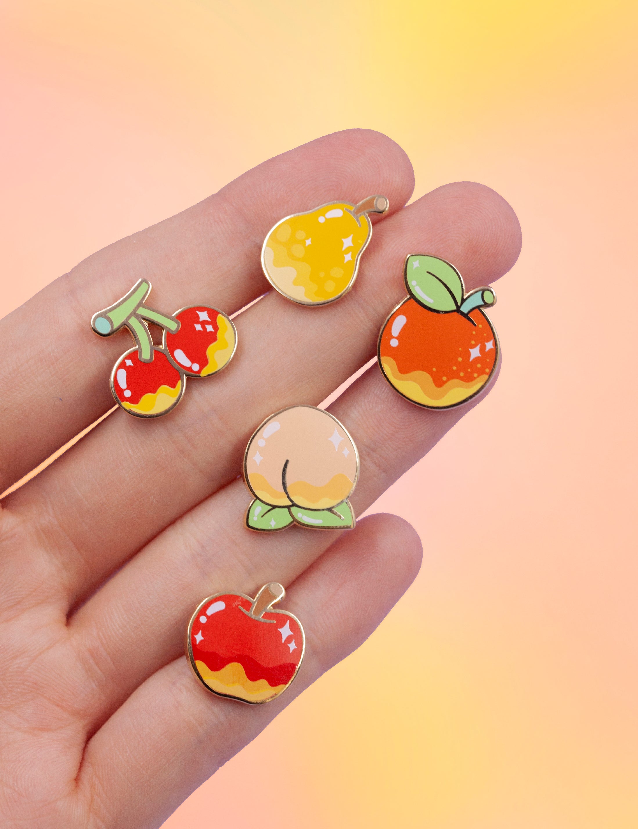 Island fruit pins