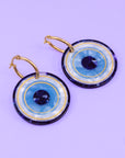 KEM GÖZ Evil Eye earrings